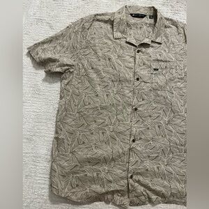 Travis Mathew Floral short sleeve button down shirt